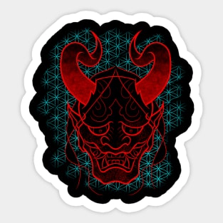 Hannya mask Sticker